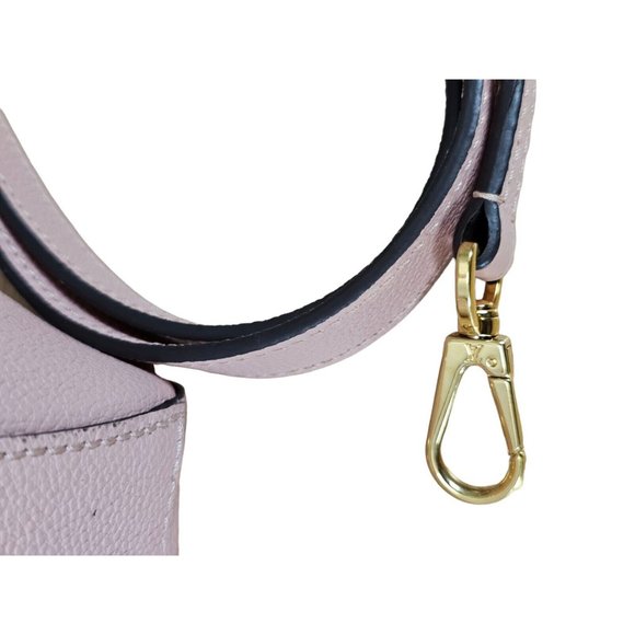 LOUIS VUITTON Montaigne BB Empreinte Pink Shoulder Leather Bag Satchel Lock - Picture 7 of 12